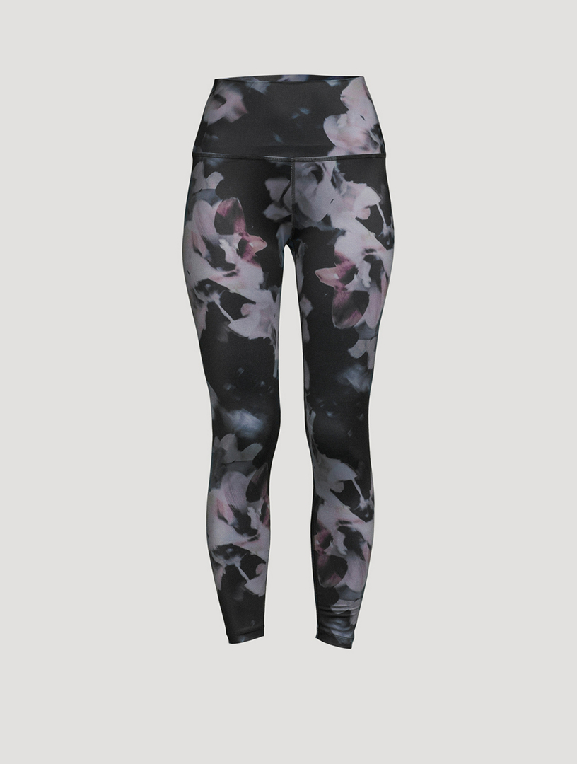 Lux High Waisted Midi Legging in Meadow Sage Smoke