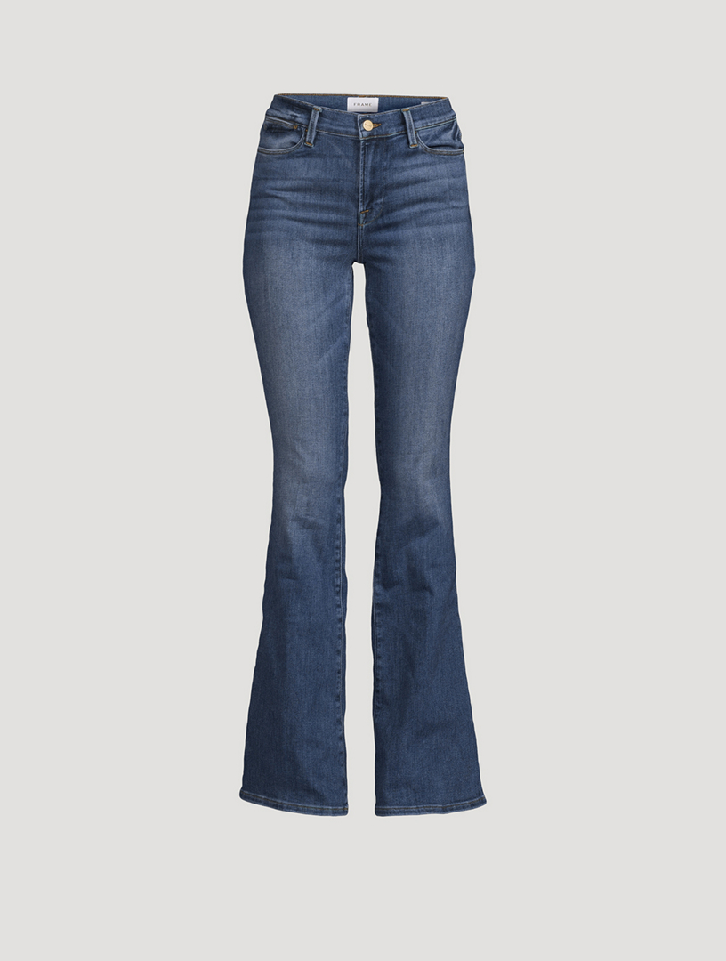 Women's Le High Flare Coated Jeans