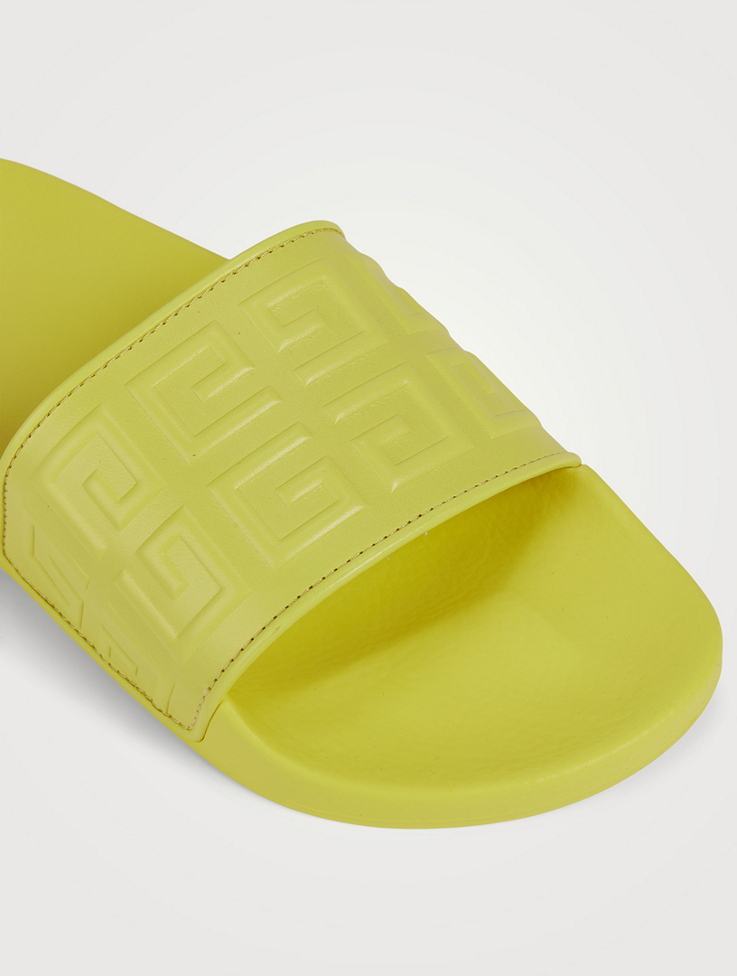 Givenchy slides yellow hotsell