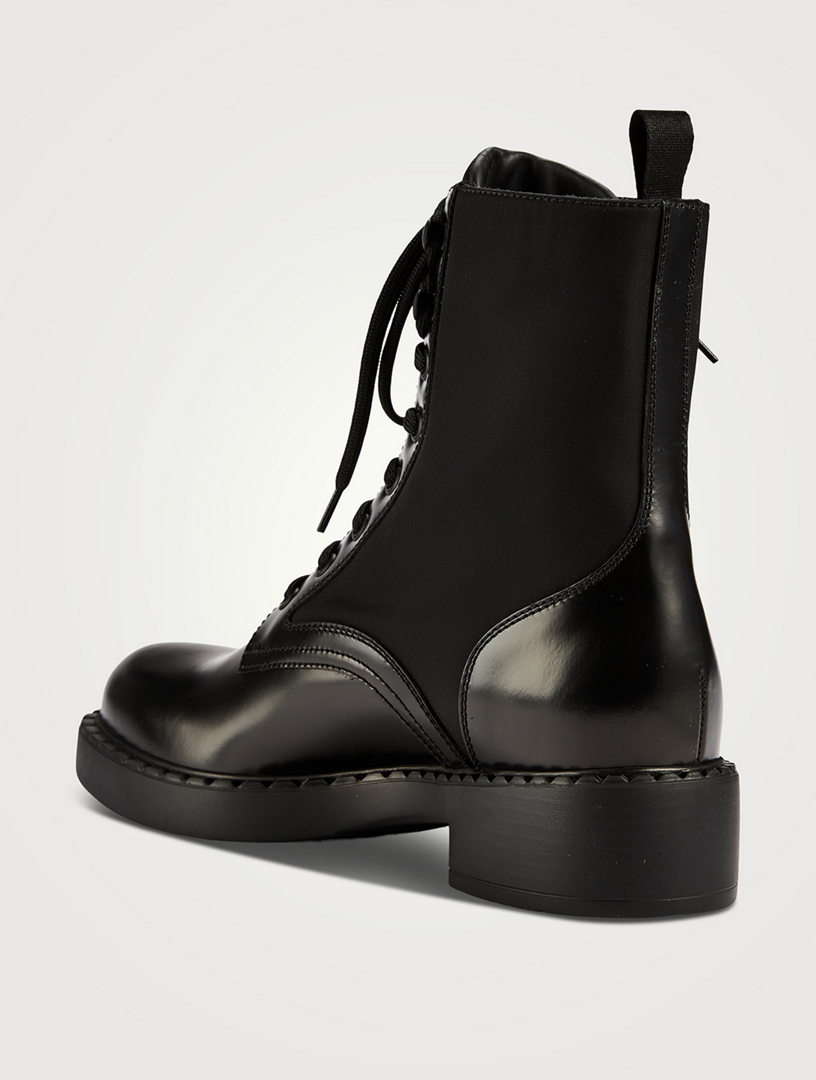 Prada combat boots on sale women's