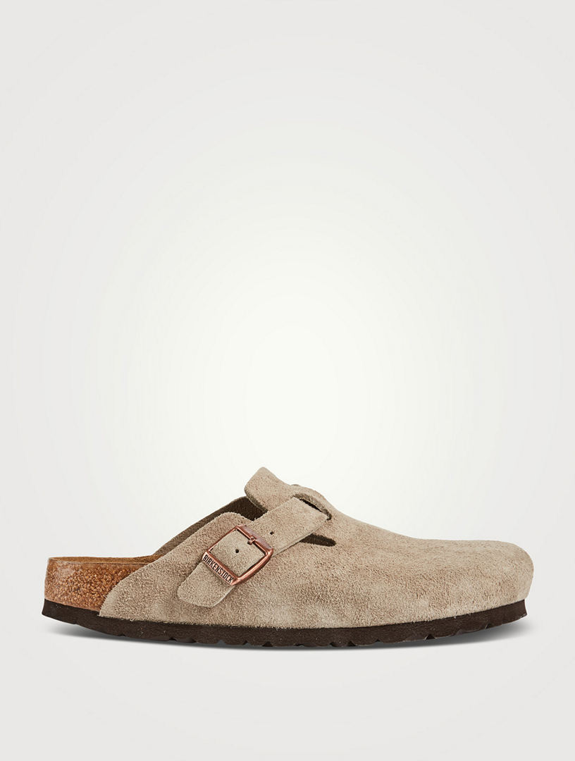 BIRKENSTOCK Boston Suede Slide Sandals Holt Renfrew