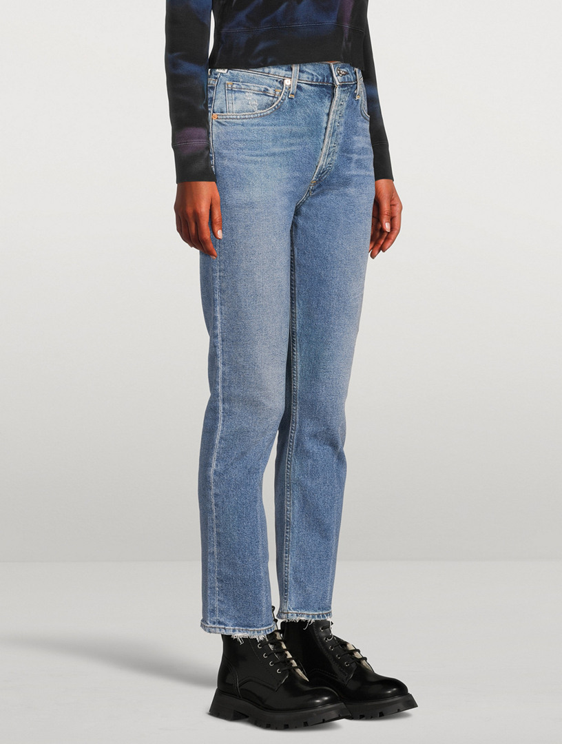 CITIZENS OF HUMANITY Jolene High-Rise Slim Jeans | Holt Renfrew