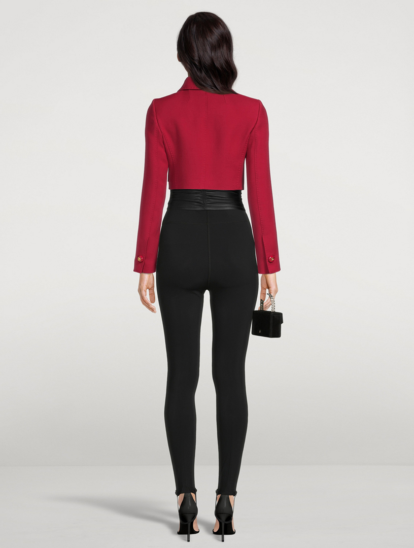 Cropped Wool Jacket