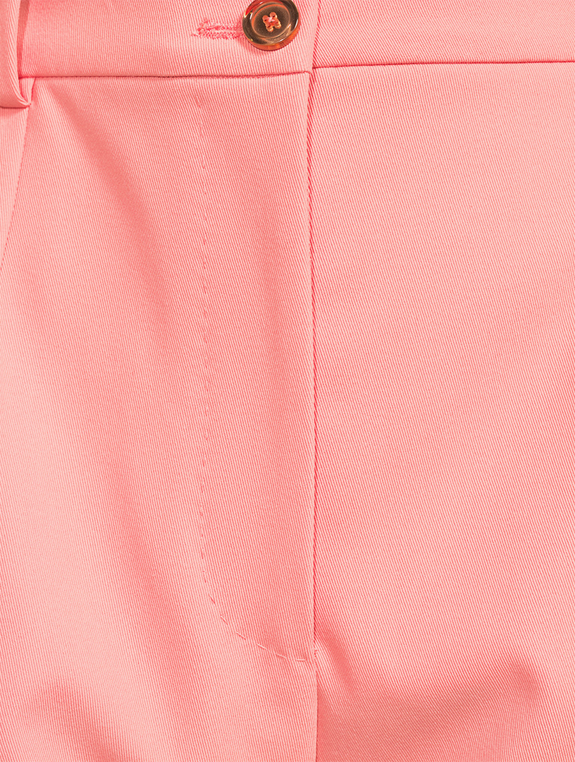High-Waisted Pleated Trousers