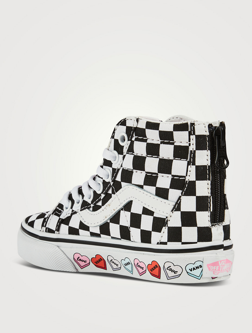 Candy Hearts SK8-Hi Zip Shoes