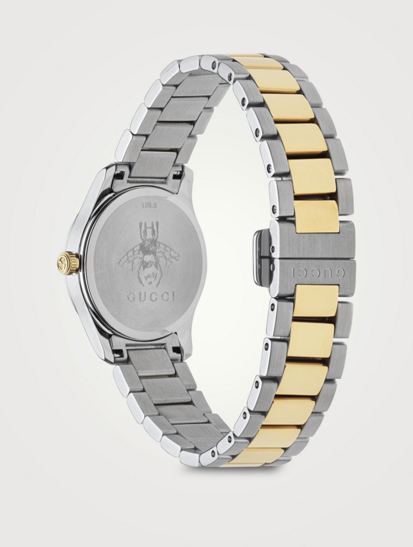 Gucci YA1265016 G Timeless Two Tone Ladies Watch