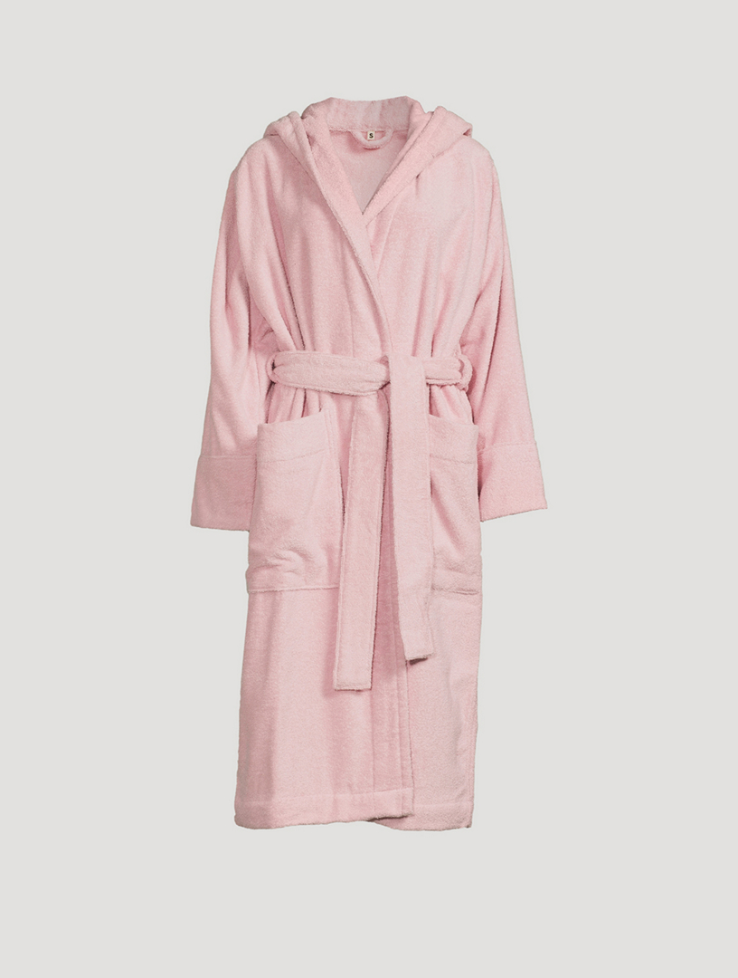 Hooded Organic Cotton Bathrobe