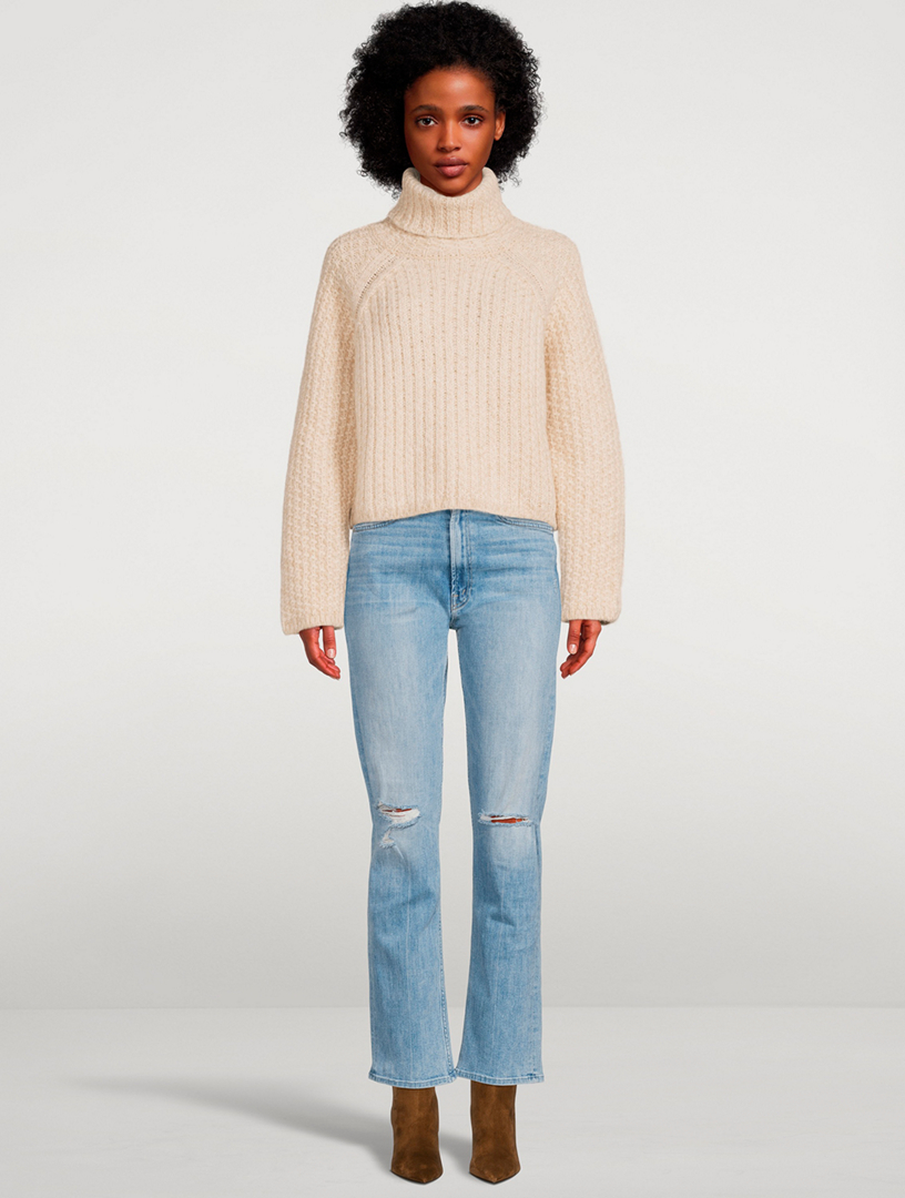 Rider High-Waisted Straight-Leg Jeans