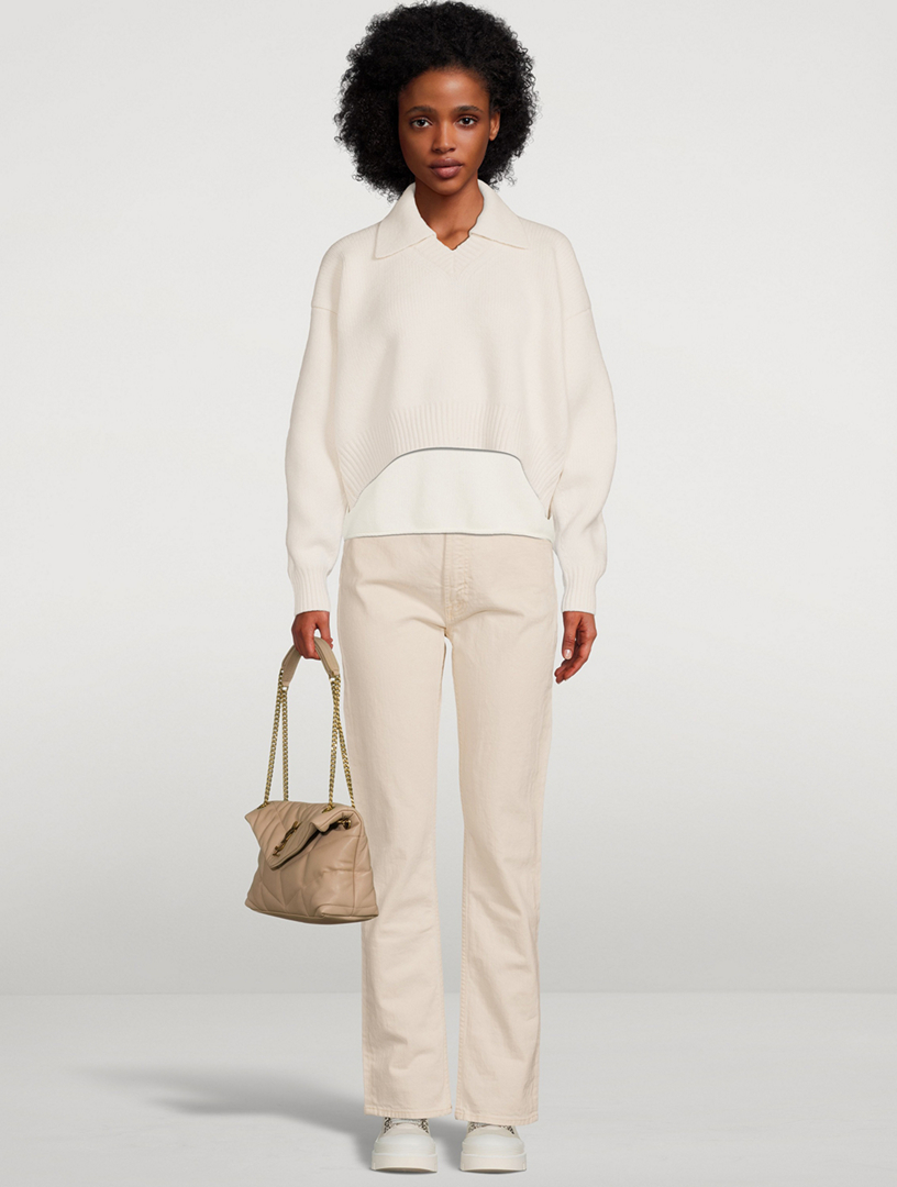 Rider High-waisted Straight-Leg Jeans
