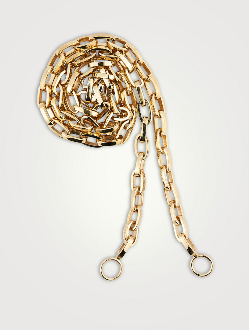 Inch 14K Gold Biker Chain