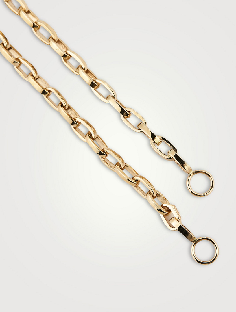 Inch 14K Gold Biker Chain