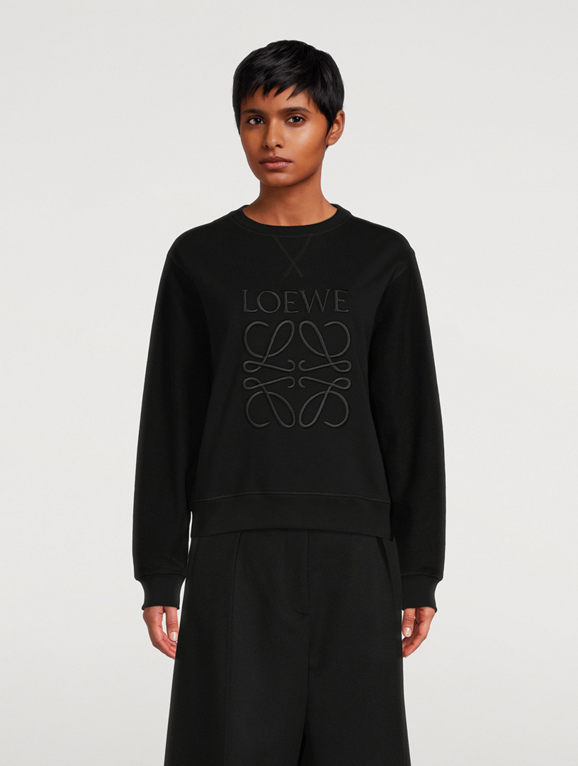 LOEWE Anagram Embroidered Sweatshirt | Holt Renfrew