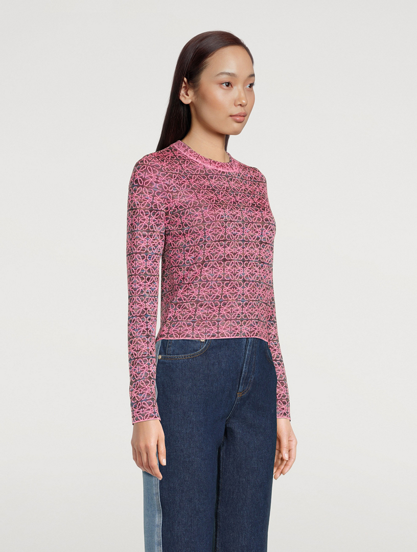 Neon Anagram Sweater