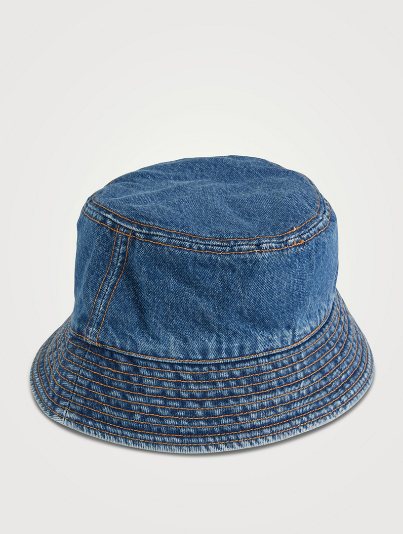 Alexander Wang Denim Bucket Hat with Crystal Studs Alexander Wang | Accessories | Alexander Wang Denim Bucket  main image 2