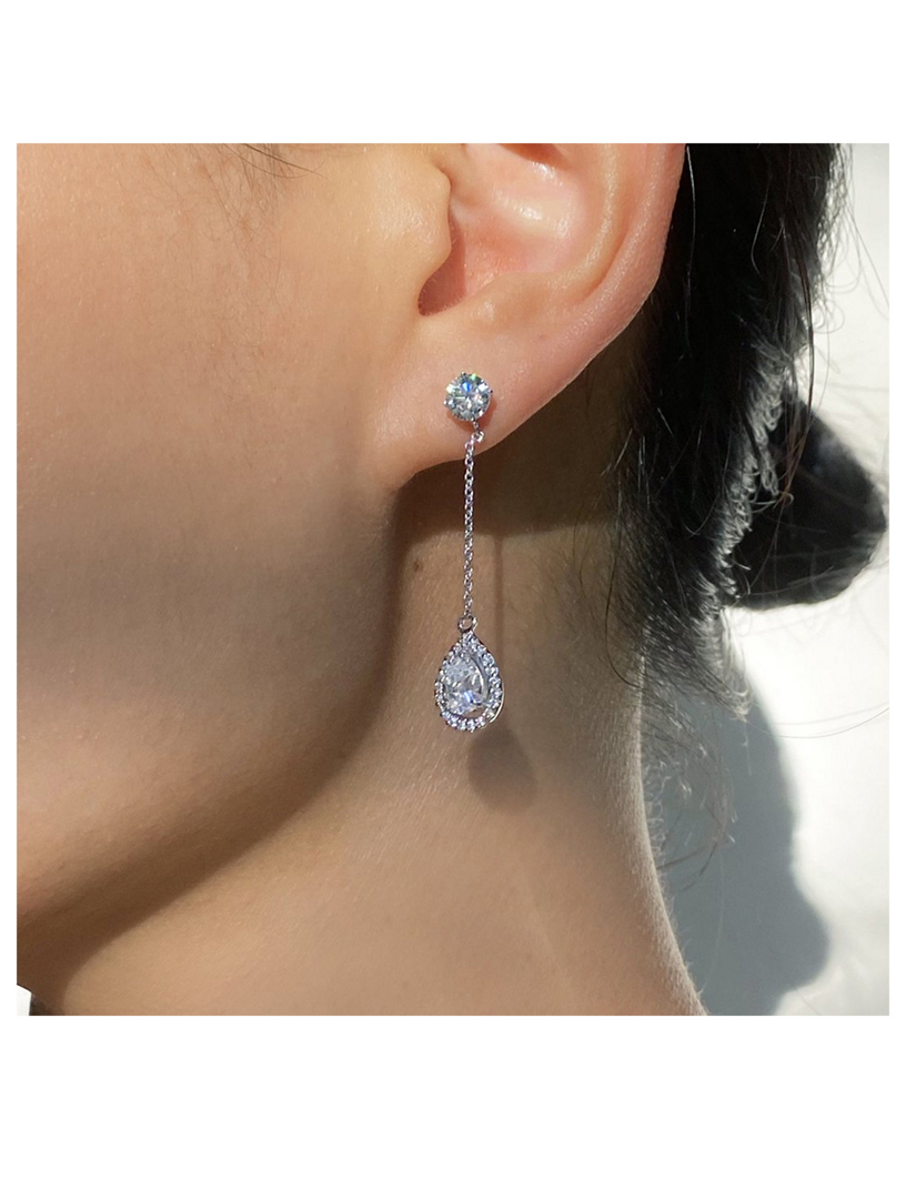Bee Pear Borderset Drop Earrings