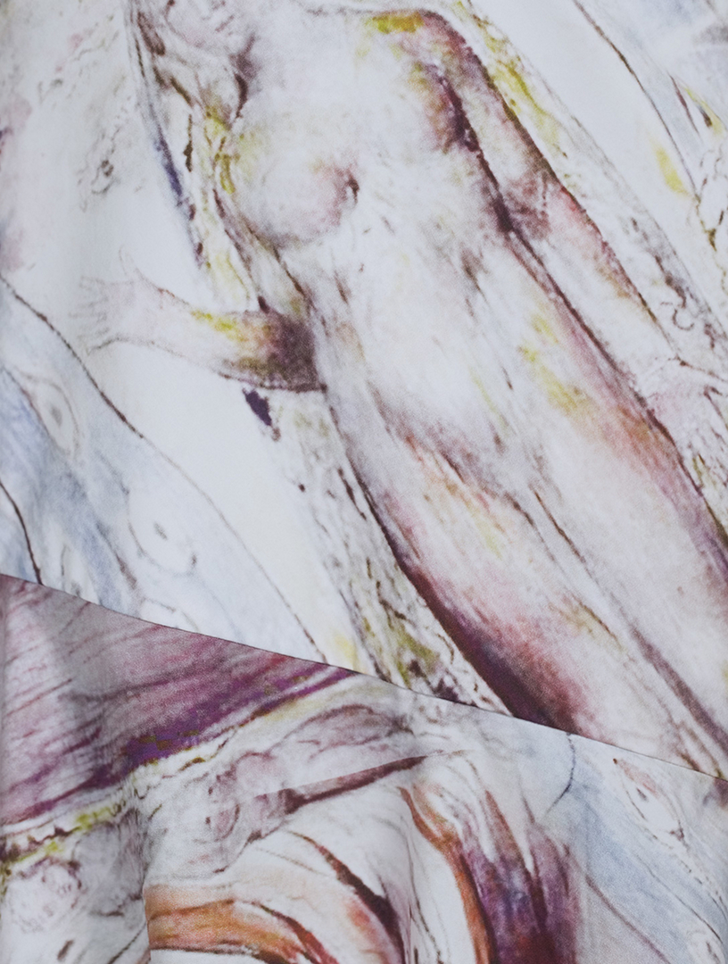 Cotton Midi Dress William Blake Dante Print