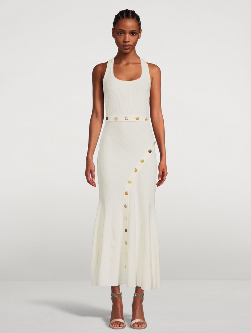 white bodycon knit dress Full Size Ribbed Knit Bodycon Sweater Dress Plus Size – Charming Charlie main image 1