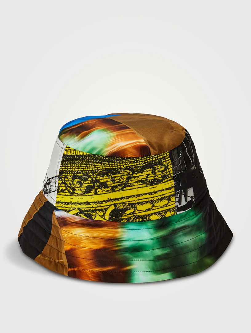 DRIES VAN NOTEN Gilly Nylon Printed Bucket Hat | Holt Renfrew