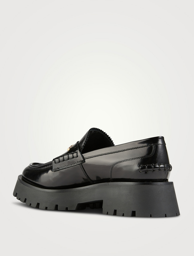 ALEXANDER WANG Carter Leather Loafers