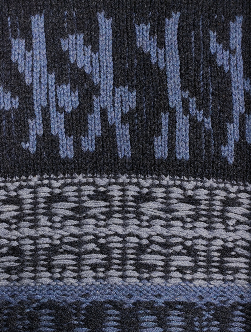 Wool Patchwork Sweater