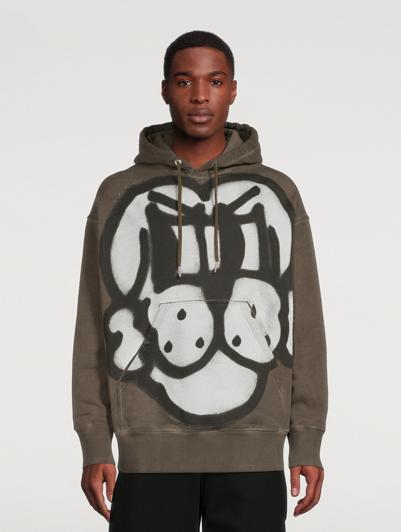 GIVENCHY Tag Effect Dog Oversized Hoodie | Holt Renfrew