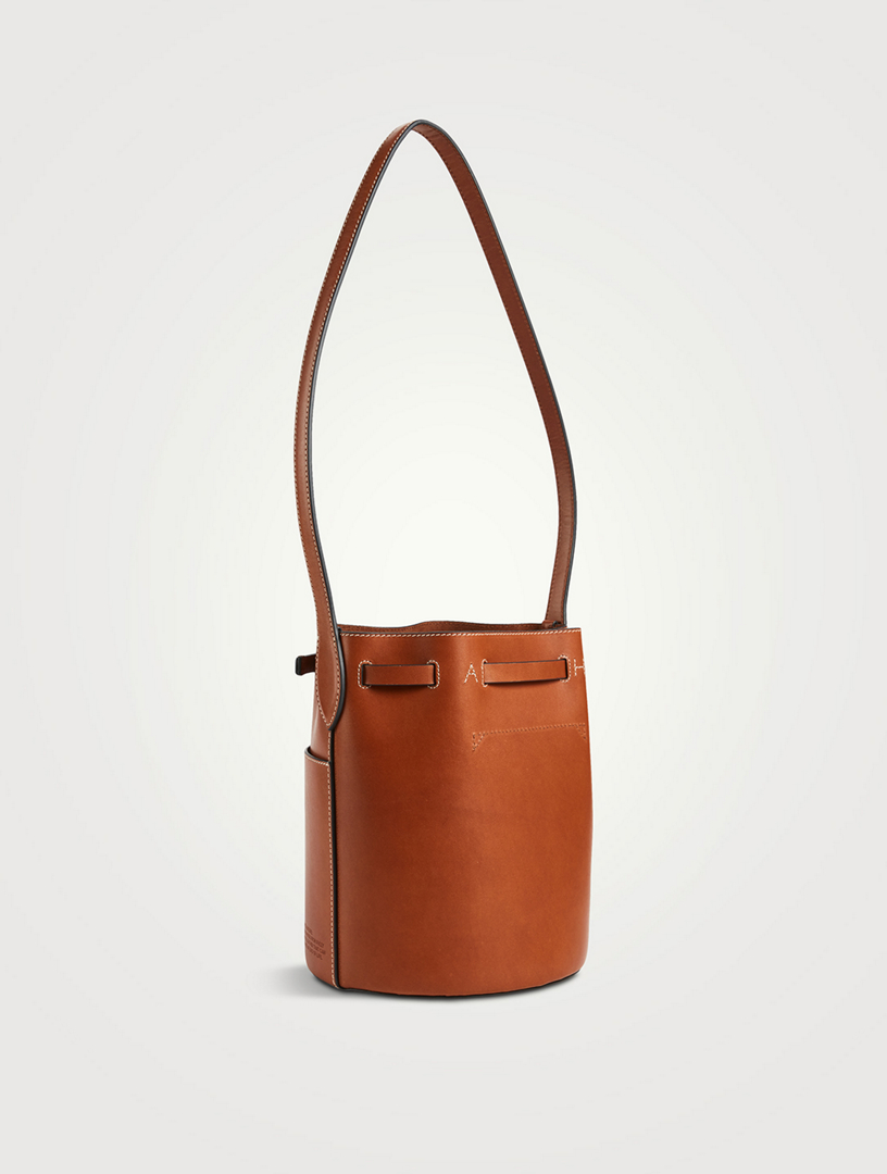 Small Return to Nature Compostable Leather Bucket Bag