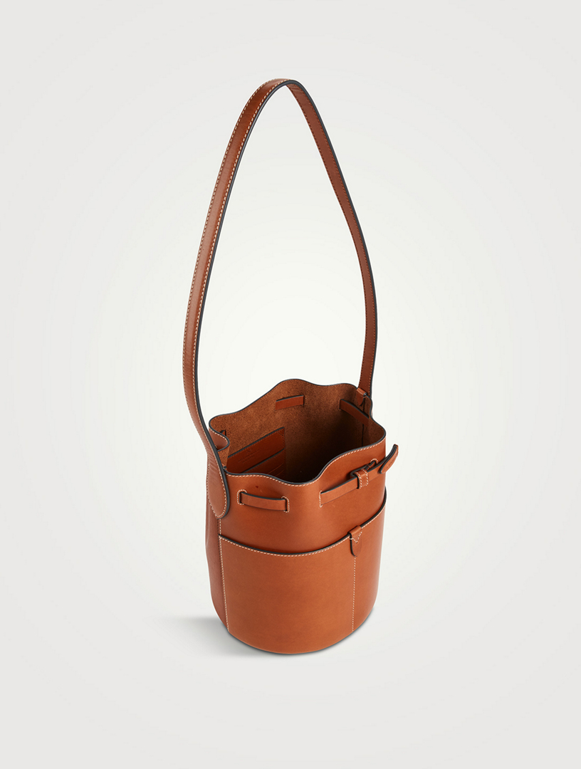 Small Return to Nature Compostable Leather Bucket Bag
