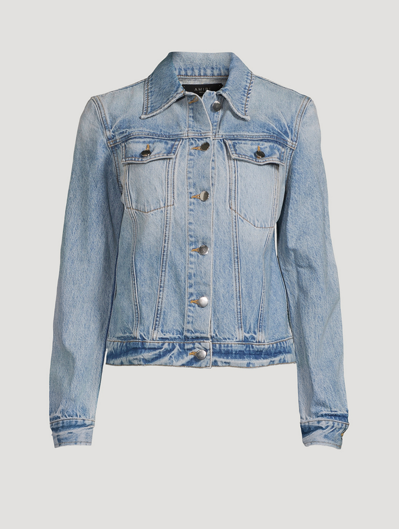 Strong Shoulder Denim Trucker Jacket