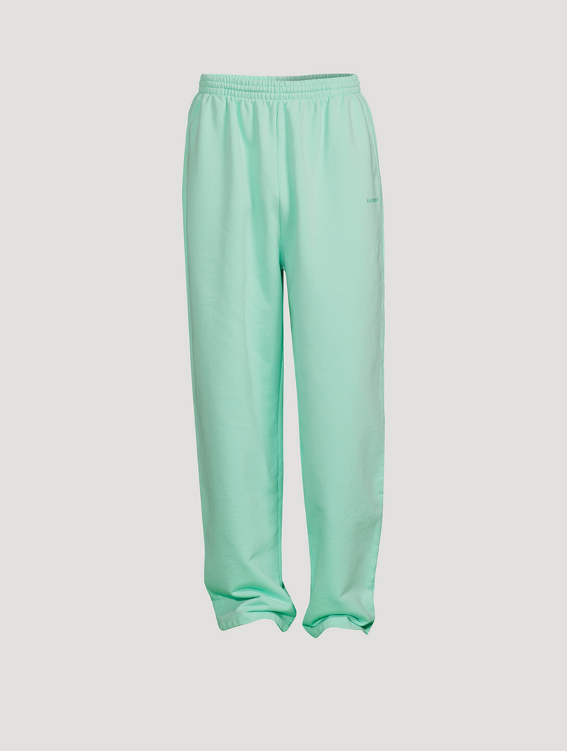 Cotton Fleece Logo Sweatpants