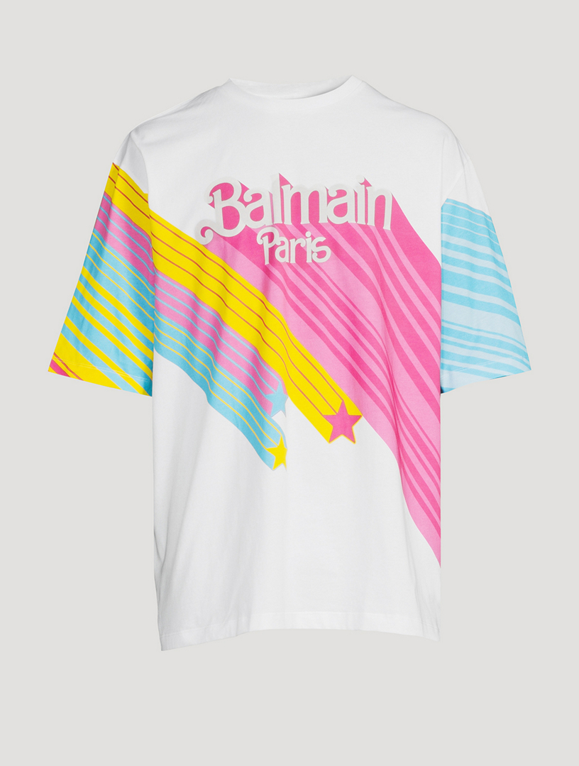 BALMAIN Balmain x Barbie Oversized Logo T-Shirt | Holt Renfrew