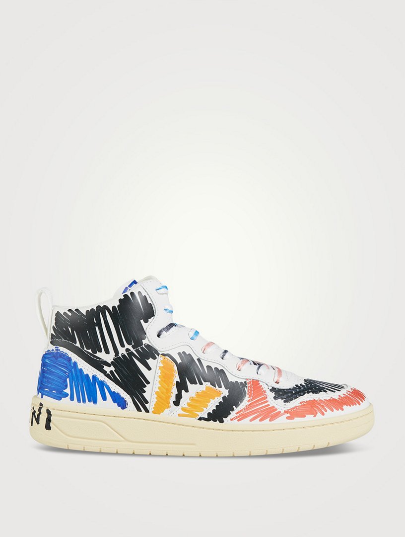 MARNI V-15 Veja X MARNI High-Top Sneakers | Holt Renfrew