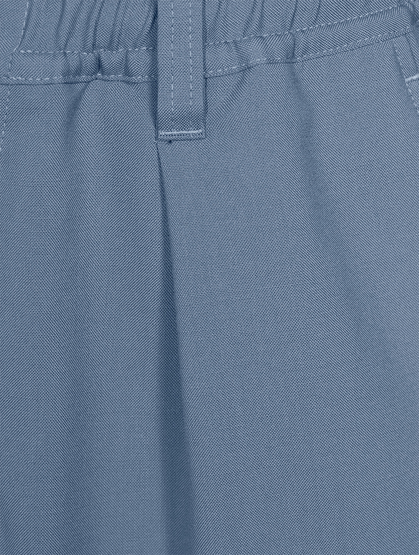 Wool Colourblock Bermuda Shorts