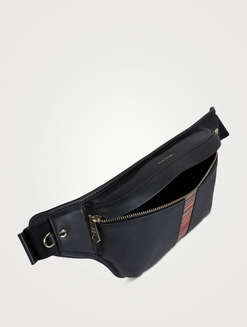 Paul Smith Black Leather Waist Bag