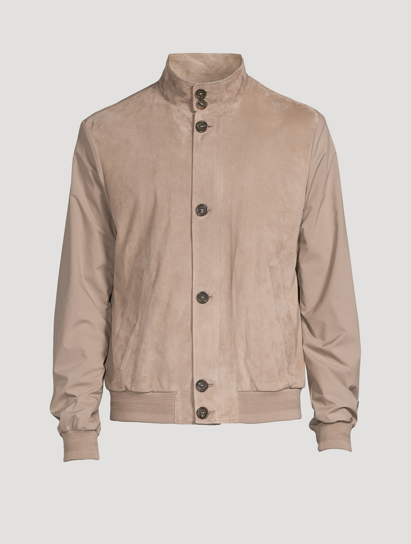 Canali deals suede jacket