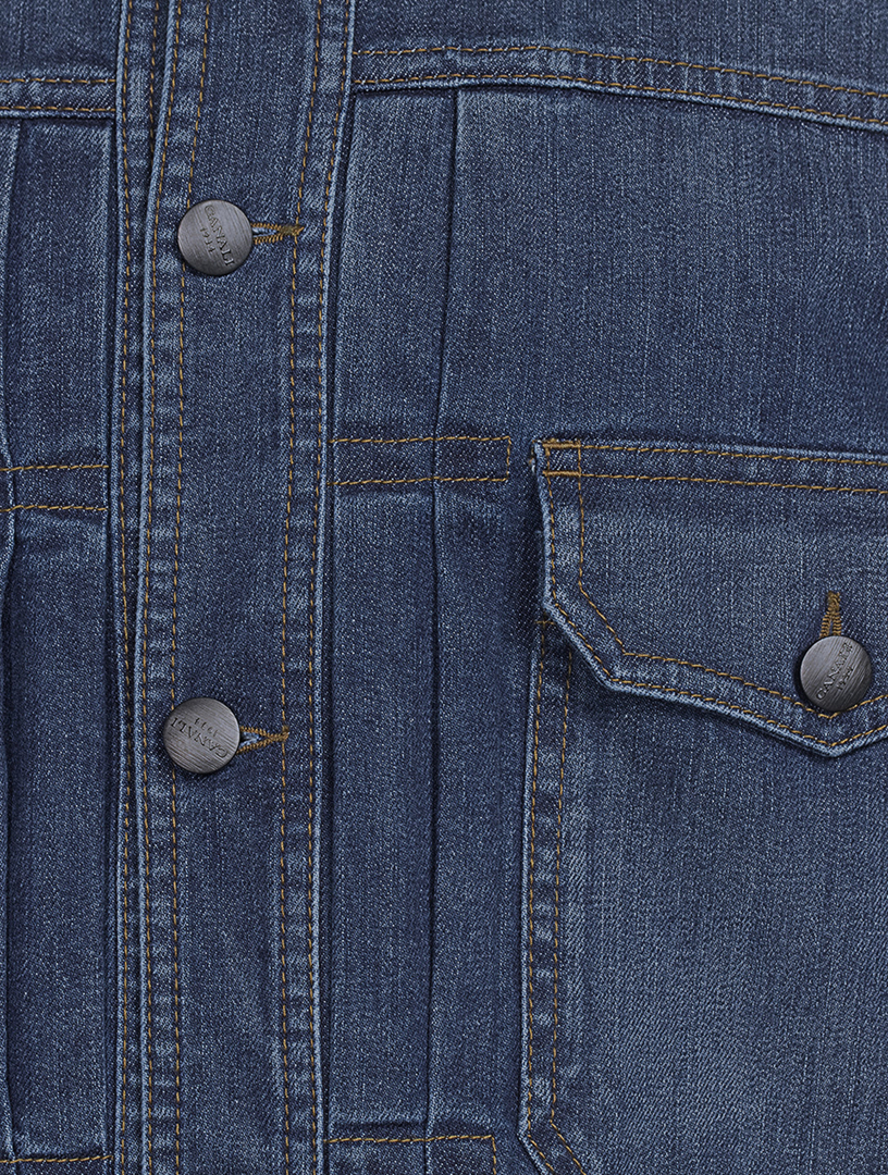 Cotton Stretch Denim Jacket