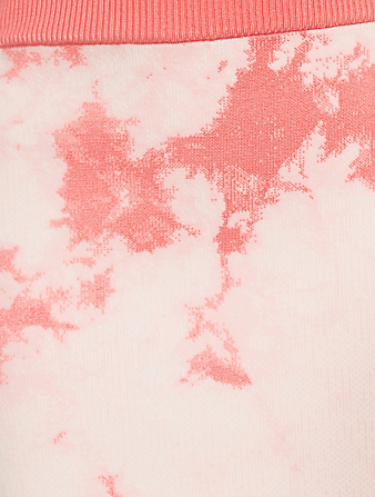 PH5 Salem Eco Wavy Mini Skirt In Tie-Dye Print  Pink