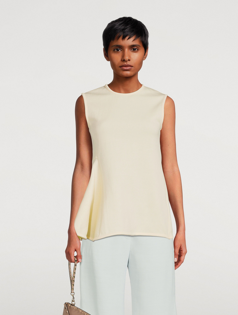 Sleeveless Peplum Top