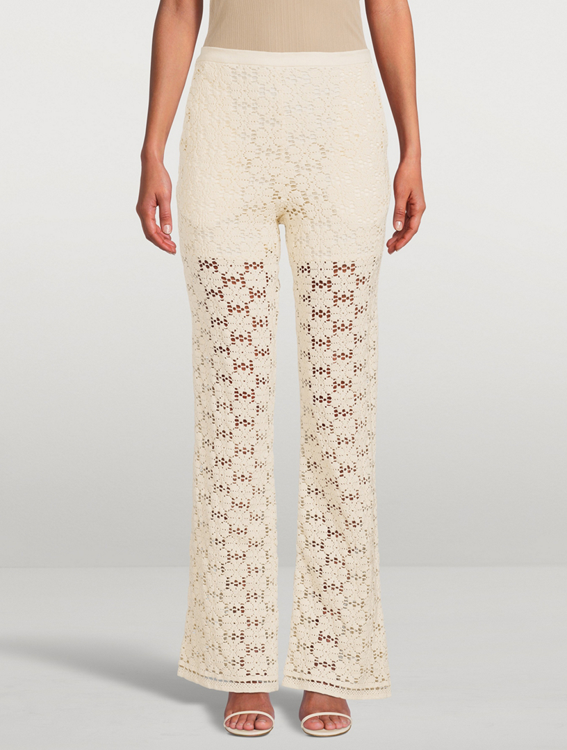 Crochet Flared Pants