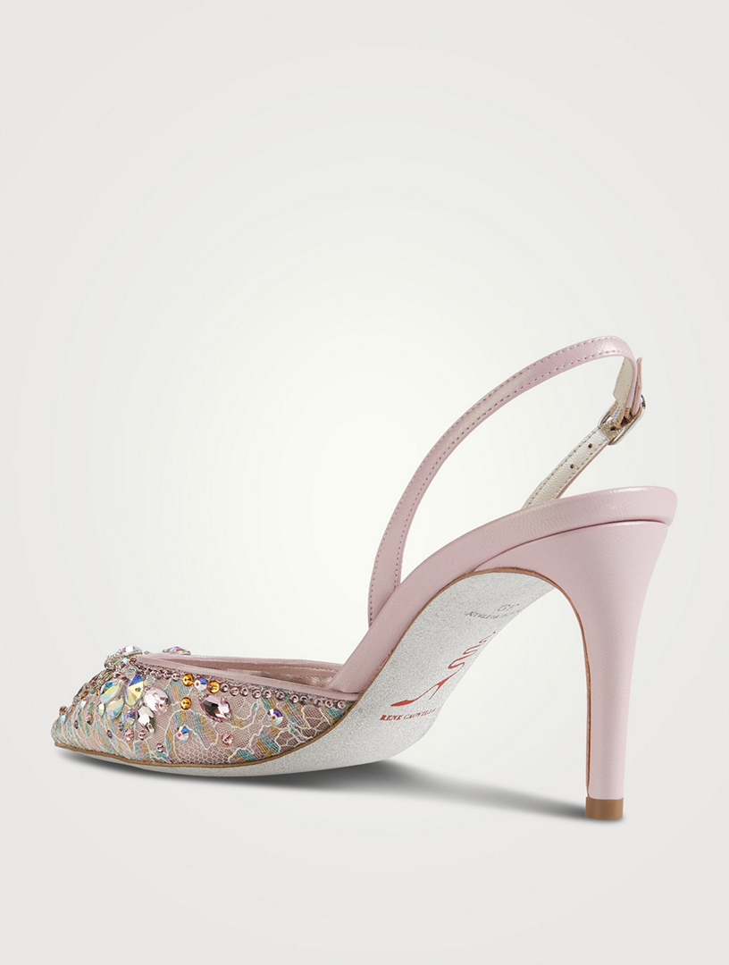 Rene caovilla cinderella online slingback