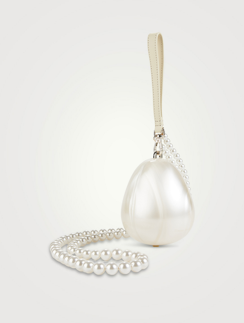 Simone Rocha Pearl Egg Bracelet Bag