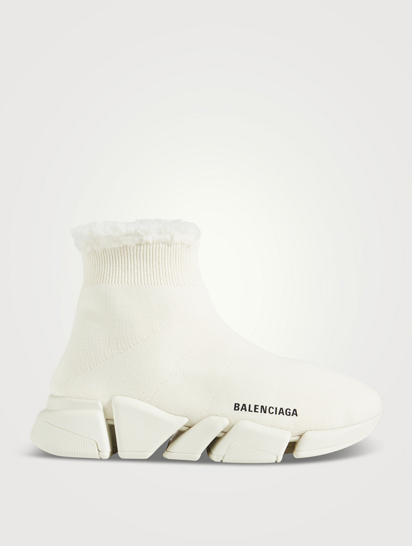 Speed 2.0 Faux Fur Sock Sneakers