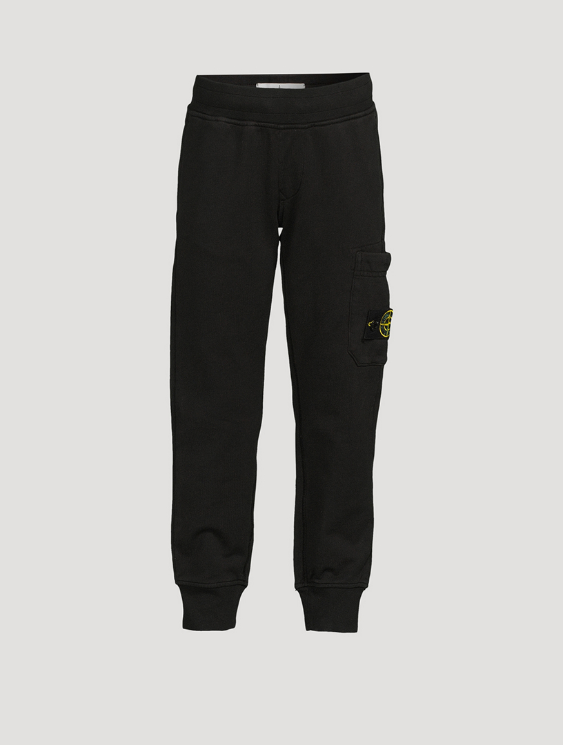 Mens Stone Island green Cotton Fleece Sweatpants