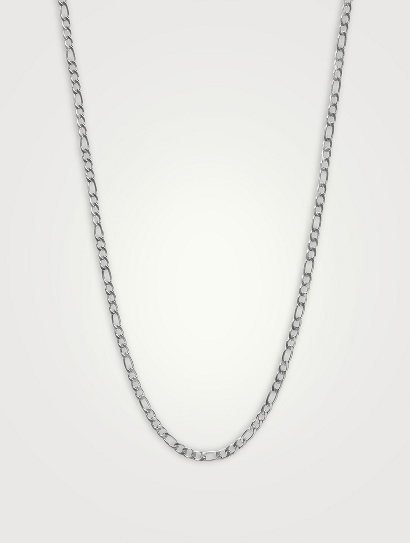 Stainless Steel Figaro Chain Necklace