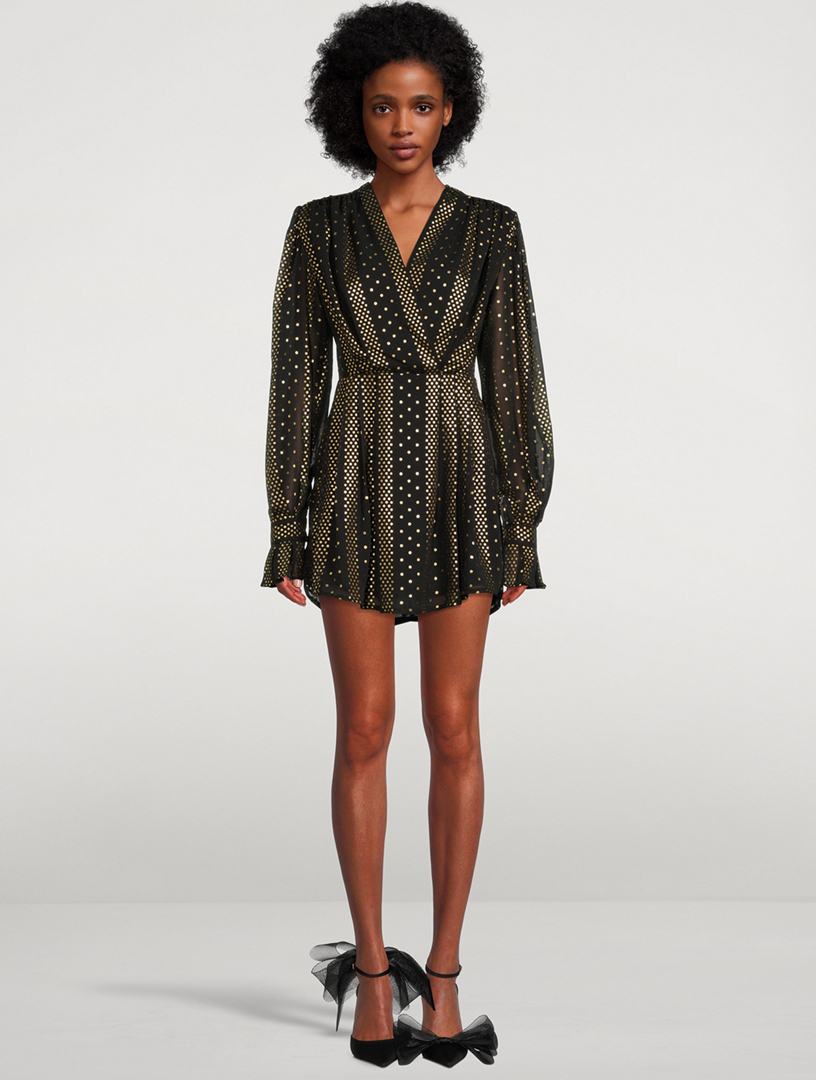 Amara Metallic Mini Dress