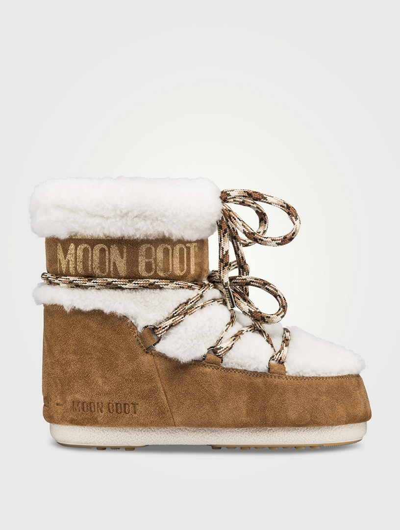 MOON BOOT LAB69 Icon shearling snow boots