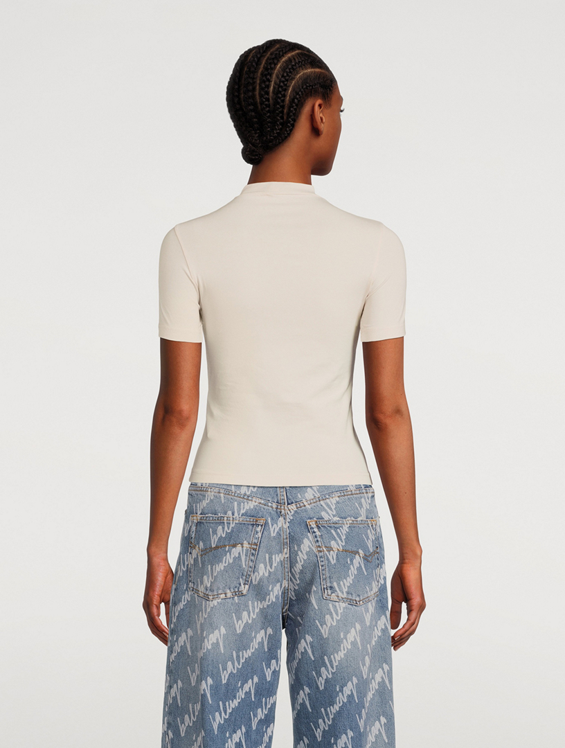 BALENCIAGA Unity Logo Stretch T-Shirt | Holt Renfrew