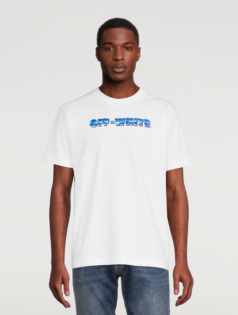 Blue Metal Arrow Slim-Fit T-Shirt