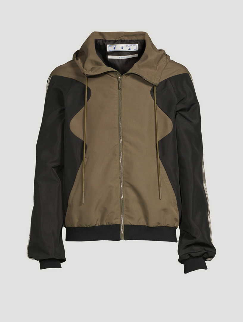 OFF WHITE Veste d entrainement Diag a logo trace Holt Renfrew