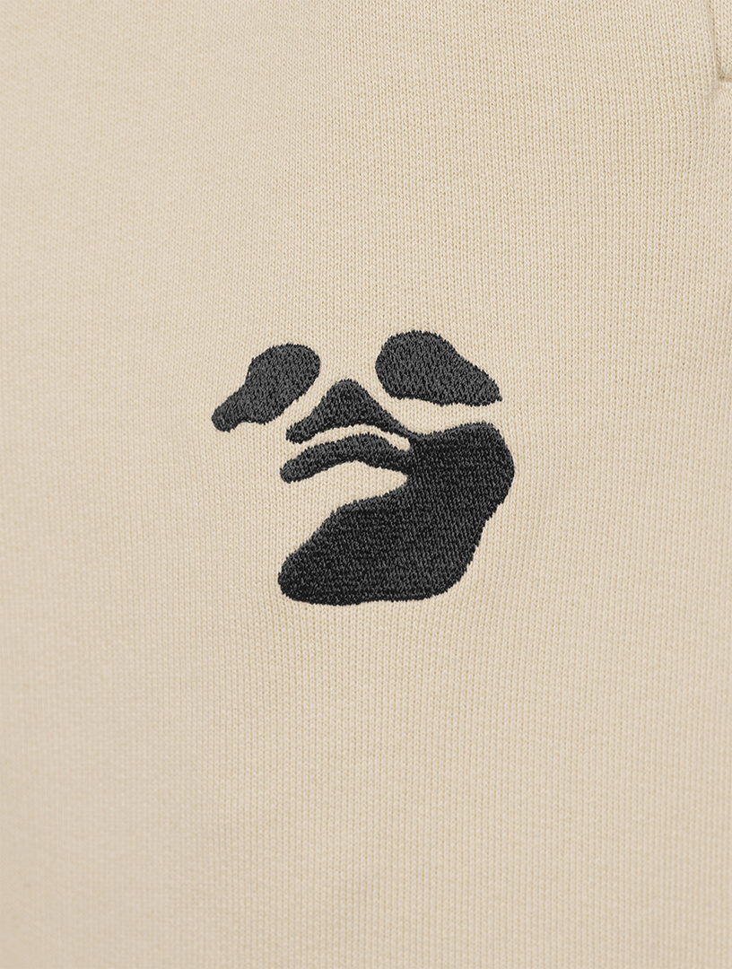 Cotton Sweatpants With Face Logo