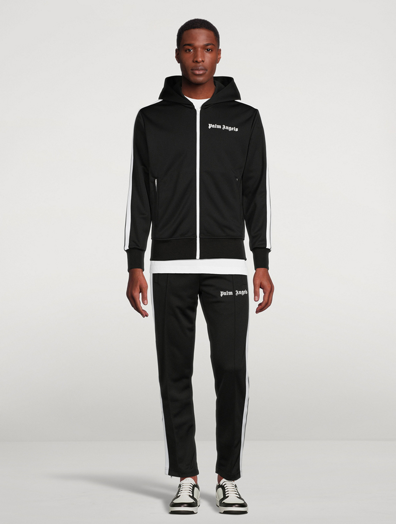PALM ANGELS Zip Track Hoodie | Holt Renfrew